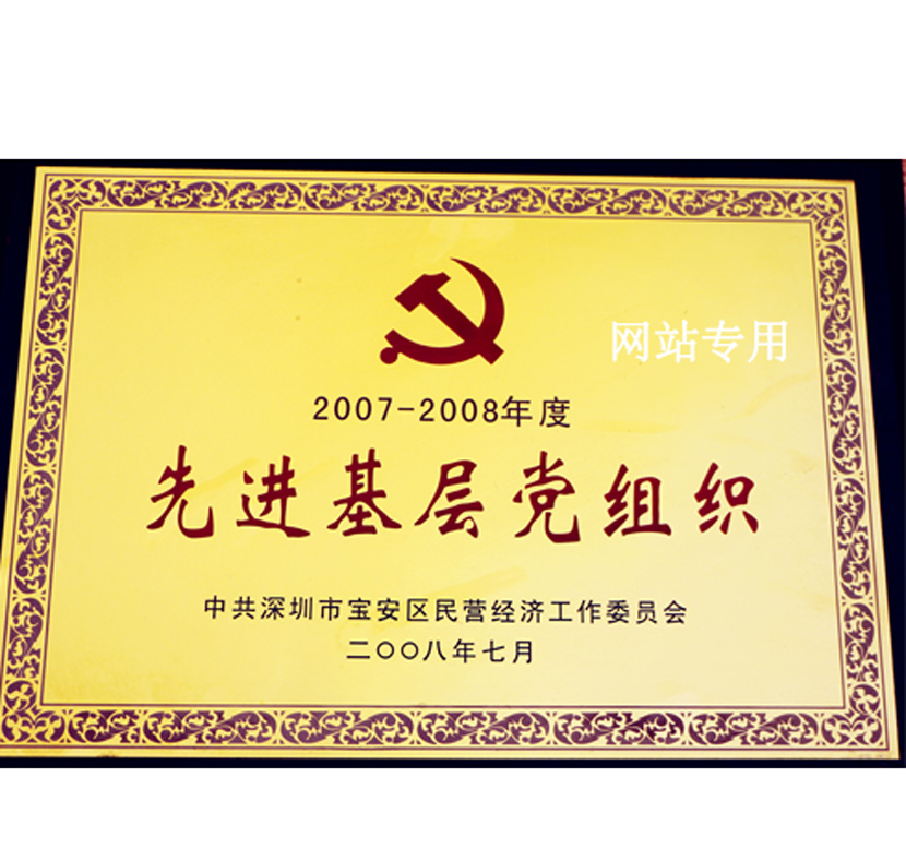 先进基层党员组织2008