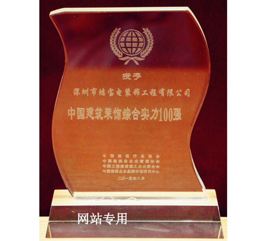 中国建筑装饰综合实力100强